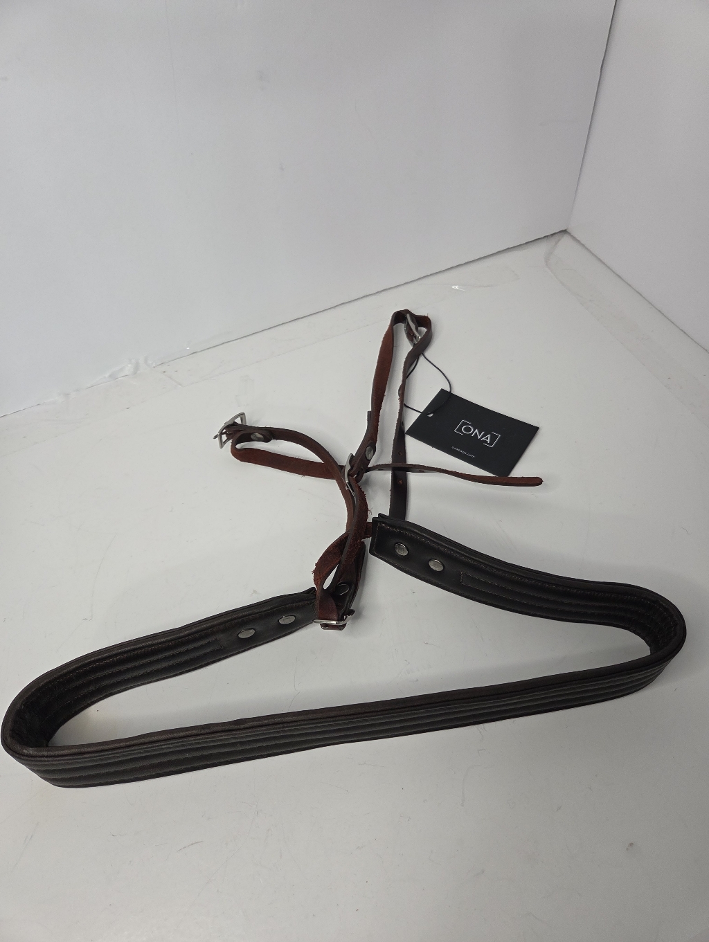 Ona Brown Leather Camera Strap Full Grain Padded Dark Truffle Nwt
